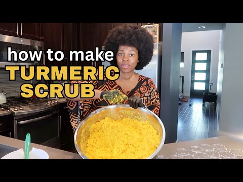 HOW TO MAKE TURMERIC SCRUB | Frobelle Naturale