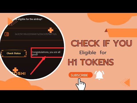 CHECK YOUR ELIGIBILITY ON HEAVEN1 (H1)  TOKEN  ( check if you  are eligible for the airdrop)