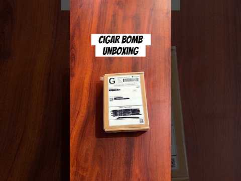 Cigar Bomb from my botl @cigarscope #asmr #botl #unboxing #2025