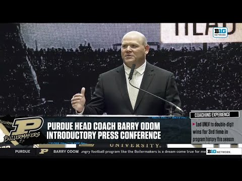 Barry Odom Introduced as Next Head Coach of Boilermaker Football | Purdue Football