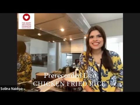 Chicken Fried Rice (Prerecorded Live) The Heart & Stroke Foundation SA | #perimaskitchen #friedrice