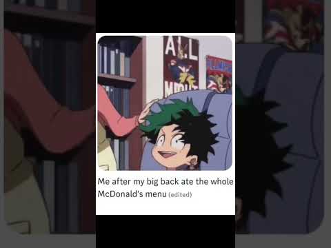 My big back #mha #myheroacademia #deku #bigback #izukumidoriya #funny