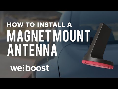 How To Install A Magnet Mount Antenna | weBoost