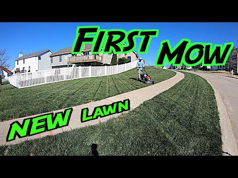 The First Mow at the NEW House!! | 2020 Lawn Care Season