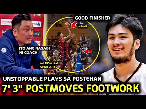 Lumalakas PostMoves 7'3" Kai Sotto Good Finisher Mataas ang success rate . Coach Anzai Alam ang.....