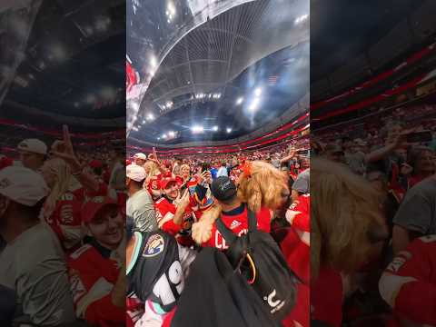 What it’s like trying to leave a hockey game with a famous dog! #goldendoodle #nhl #floridapanthers