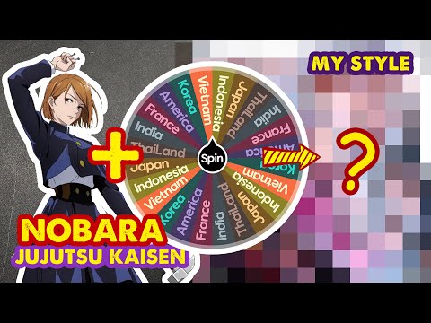 Fan Art Nobara from Jujutsu Kaisen |  Random Spinner Wheel Decide My Drawing Challenge