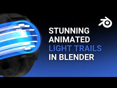 The SECRET to Stunning Animated Light Trails in Blender