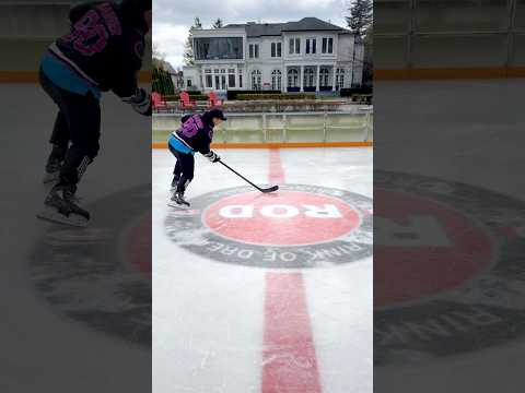 SHOT OVER HOUSE GOES WRONG! #hockey #pavelbarber #BrysonDechambeau