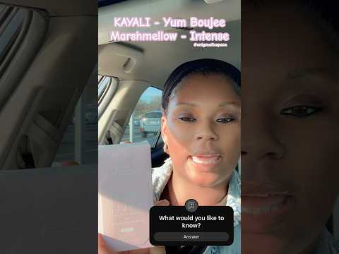 KAYALI - Yum Boujee Marshmellow - Intense #gourmandperfume #kayali #enigmaticspace #grwm #dmv