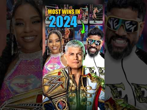 Most Wins In WWE 2024 😱 ! #shorts #wrestlekar