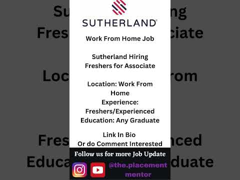 Sutherland Careers 2025: How to Apply for Work-from-Home Jobs