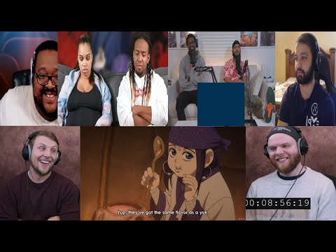 GOLDEN KAMUY EPISODE 3x5 REACTION MASHUP!!