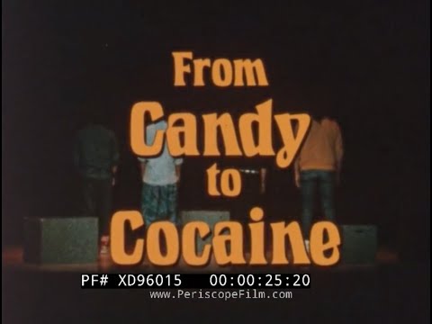 “ FROM  CANDY TO COCAINE ” 1986 ANTI-DRUG USE & ADDICTION EDUCATIONAL FILM  XD96015