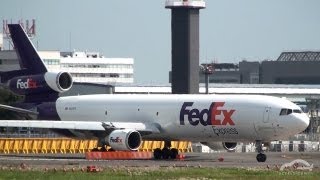 Short takeoff and high rate climb!! FedEx MD-11F