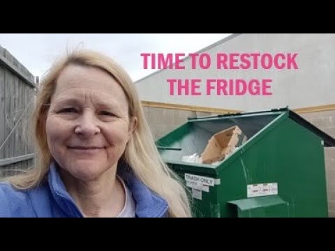 WE NEED TO RESTOCK THE FRIDGE SO WE'RE HEADING TO THE DUMPSTER