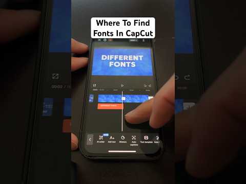 CapCut Fonts Tutorial (December 27, 2023)