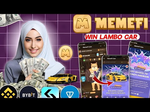 🔥Memefi Airdrop Lambo Tickets || 3 Days In Dubai Real Or Fake || Listing Date •Price & Withdrawal