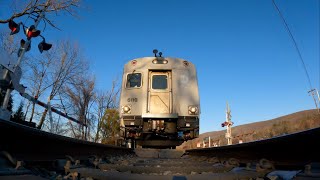 Metro North Train 870 runs over my GoPro