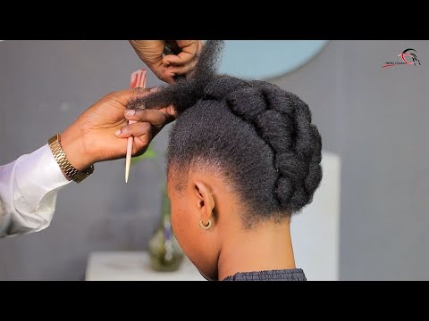 OMG ❤️❤️Short Natural Hair Styling, Very Quick & Simple || Detailed Tutorial