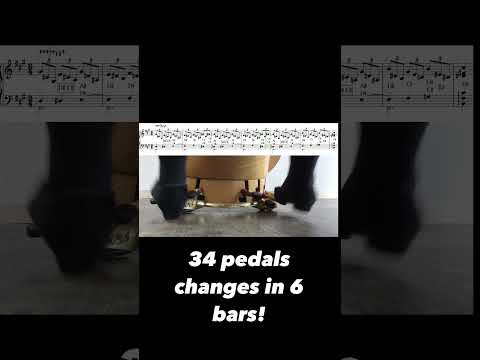 34 pedal changes in 6 bars!!!