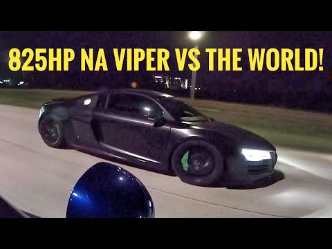 9L Stroker Viper vs ALL | VF R8, H/C ZR1, F1A Camaro, TT Mustang, GSXR1000, 440ci C6Z + More!!!