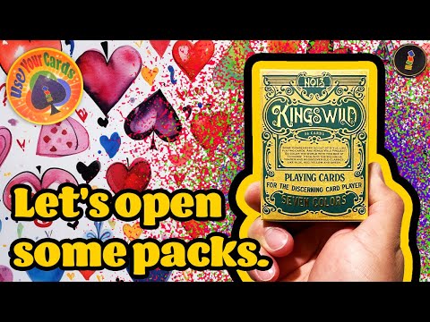 Stay inside the lines!!! Kings Wild Project Crayon Standard Edition Playing Cards