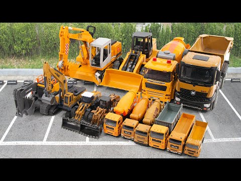 compare the size of big heavy equipment and small heavy equipment