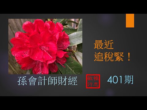 最近國稅局追稅緊！ IRD Chases Overdue Debt & Returns Hard【孫會計師財經周刊】第401 期 （2024.10.5）