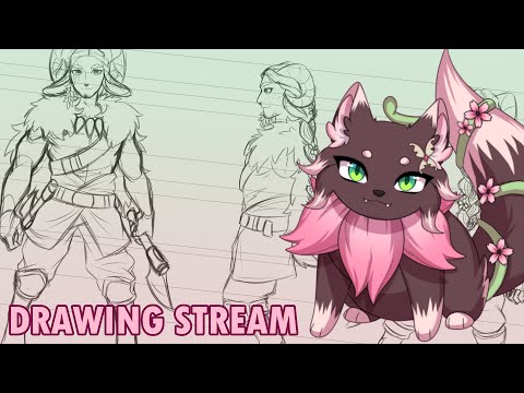 Chill drawing stream, working on a commission and some other stuff! [Stream Archive]