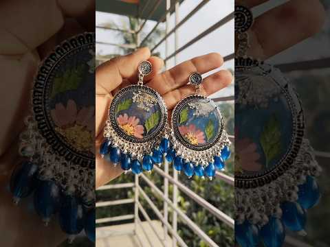 Client এর কথা না শুনে নিজের মতো resin ঝুমকো বানালাম🥲 #yoursuchana #resinjhumka #viralshorts #jhumkas