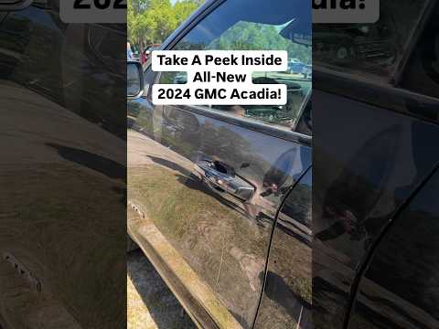 Take a Peek Inside! All-New 2024 GMC Acadia