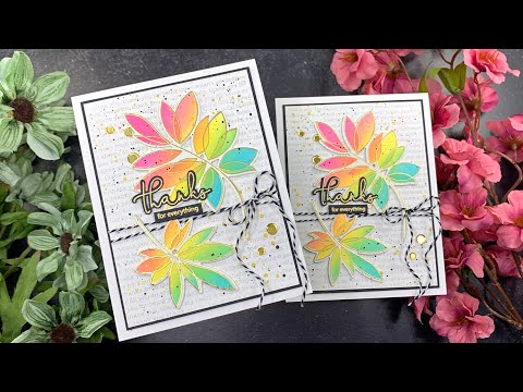 Rainbow Blend with 3 Inks | Simon Says Stamp