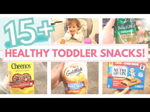 THE BEST HEALTHY TODDLER SNACKS | My one year old's favorite store bought snacks!