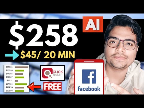 Made $45 In 20 Min Using | FaceBook Free Method | Affiliate Marketing | ClickBank 2024 In Hindi