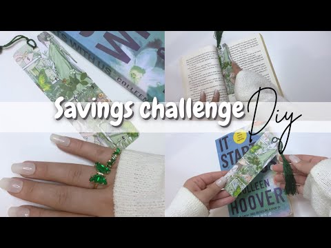 DIY Bookmark Savings challenge [Globleland]