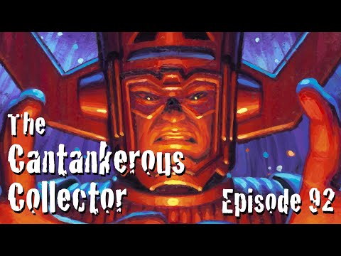 Episode 92: GALACTUS MARVEL MASTERPIECES 1994 Trading Cards Original Art Video HILDEBRANDT BROTHERS