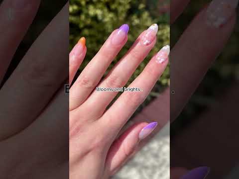 spring 2024 Nail Art|#shorts #youtubeshorts