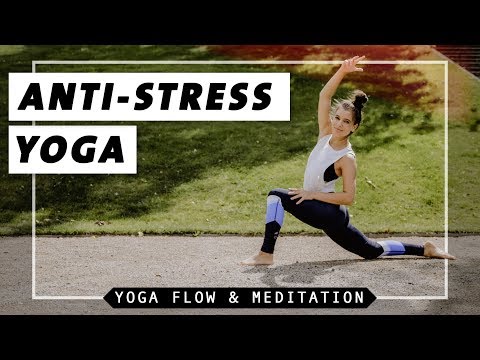 Yoga Beweglichkeit, Kraft, Entspannung | Hüftbeuger dehnen gegen Rückenschmerzen | Stress lass nach!