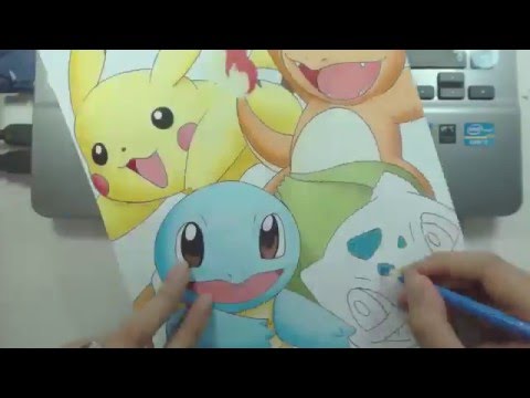 Speed Drawing - SPECIAL POKÉMON: 20th ANNIVERSARY