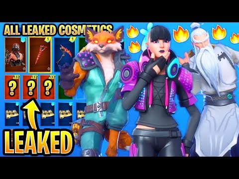 *NEW* All Leaked Fortnite Skins & Emotes..! *FURRY SKIN* (MoonBounce,Very Sneaky, Fennix, Shifu..!)