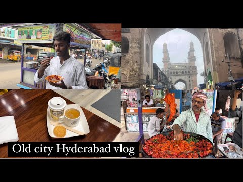 Charminar in rain | oldcity food | oldcity streetfood | Hyderabad