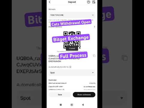 Cats withdrawal to Bitget Exchange | Cats Bitget exchange withdraw #shorts #cats #catsairdrop