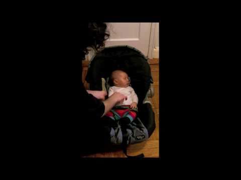 Buckling Baby into a Car Seat with a 5 Point Harness