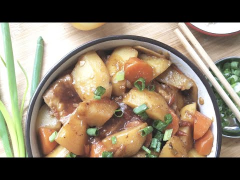 Melt in the mouth potatoes! HOMESTYLE BRAISED POTATOES! | Easy Vegan Recipe | Easy Vegetarian Recipe