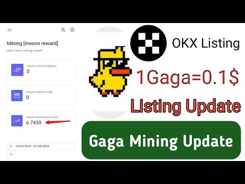 gaga node mining || gaga listing okx || how start gaga nod mining || gaga mining eror || #gaganode