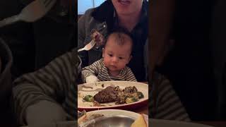 #babyreaction #motherhood #fatherandson #funny #baby #laughter #viral #husbandandwife #married