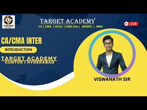 1.CA/CMA_INTER_NEW_BATCH_MAY_24_INTRODUCTION_BY_VISWANATH_SIR #ca #cainter #cmainter  #cmausa #acca