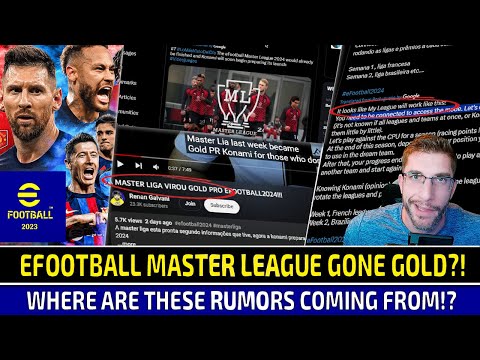 [TTB] EFOOTBALL MASTER LEAGUE RUMORS/LEAKS! - COMING EARLY 2024?! - MY LEAGUE COMING NEXT MONTH?!