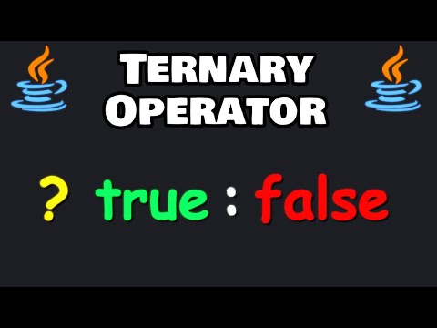 Learn the Java TERNARY OPERATOR in 5 minutes! ❔